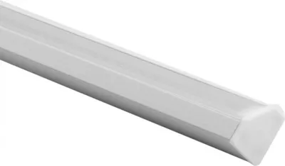 Obrázok produktu pre Hliníkový profil pre LED White Corner 2m s matným tienidlom a koncovkami Ecolight