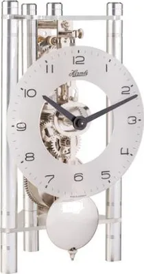 Immagine prodotto di Orologio da tavolo in alluminio con movimento scheletrato - Hermle Modello: 23025-X40721