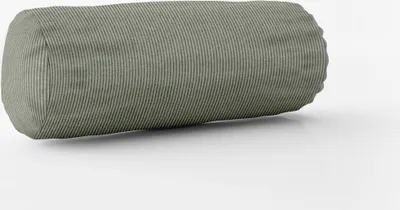 Produktbild von Kissenhülle Dobby Streifen grün beige div. Größen von SCHÖNER LEBEN. Größe 15x40cm (ØxB) Nackenrolle 15x40cm (ØxB) Nackenrolle Größe