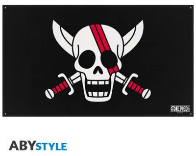 Zdjęcie produktu dla Flaga One Piece "Czerwonowłosi piraci" (70X120 cm)