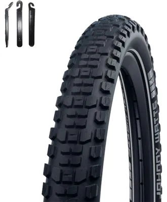 Obrázok produktu pre 1 x Plášť Schwalbe Johnny Watts Performance DD GreenGuard 29 x 2,35 (60-622) čierny/reflexný, vrátane páčidiel na montáž plášťov