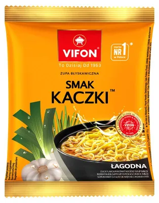 Produktbild von Vifon Instant-Nudelsuppe mit Entengeschmack, mild, 70 g