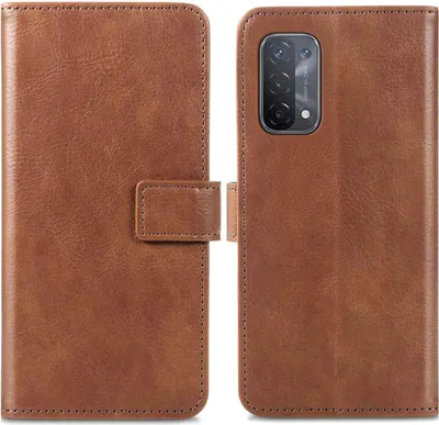 Image de imoshion Bibliothèque de luxe pour l'Oppo A74 (5G) / A54 (5G) - Marron