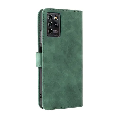 Produktbild von König Design Hülle kompatibel mit ZTE Blade V30 Vita Kunstleder Handyhülle - Handy Case Grün