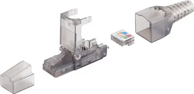 Produktbild von cat. 6A Tool-less RJ45 Stecker, werkzeuglos, UTP