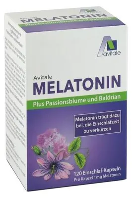 Obrázok produktu pre Melatonín+Passionflower+Baldrian Capsules 120 kapsúl