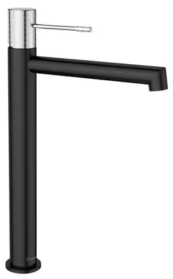Imagen del producto de Grifo para lavabo Sapho Solaria, modelo alto, acabado  mate/cromado