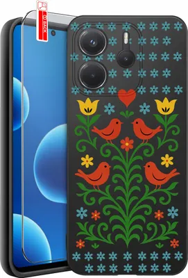 Immagine prodotto di ETUI do Xiaomi Redmi Note 14 4G WZORY MOTYWY LUDOWE TRADYCJA CASE +SZKŁO 9H