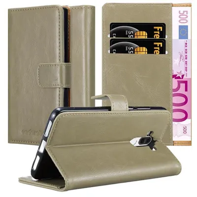 Image de Cadorabo Housse pour Huawei MATE 9 Housse marron Housse pour téléphone portable Book Case Etui Luxury