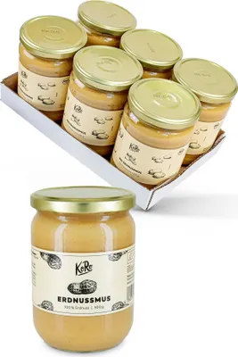 Produktbild von KoRo MUS_004_T6, 2486 kJ, 594 kcal, 7,6 g, 4,7 g, 26 g, 0,05 g
