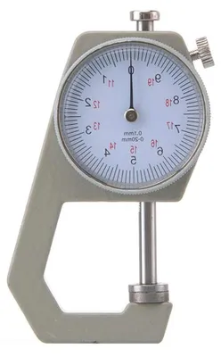 Productafbeelding van Dikte Meter - Meetinstrument Precisie - Materialen Meten - 0.01mm Nauwkeurigheid - 0-20mm Bereik - Wit