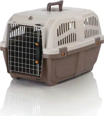Produktbild von TRIXIE Transportbox für Haustiere Skudo S Taupe
