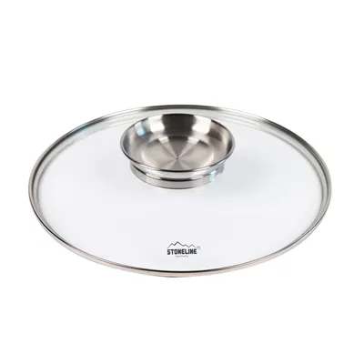 Immagine prodotto di Coperchio in vetro STONELINE® 24 cm con coperchio flavour | acciaio inox