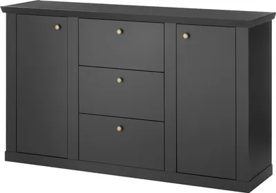 Produktbild von Sideboard Lincoln - Schwarz matt