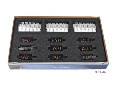 Produktbild von Tillig 1837 Elektrifizierungsset "Bettungsgleis"