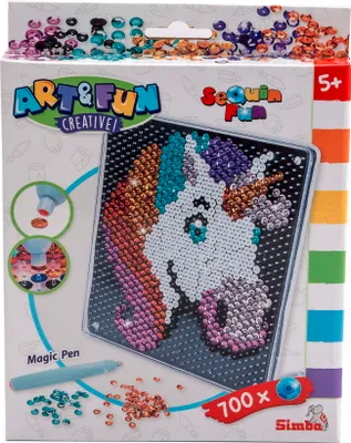 Immagine prodotto di A&F Unicorno con immagine di paillettes