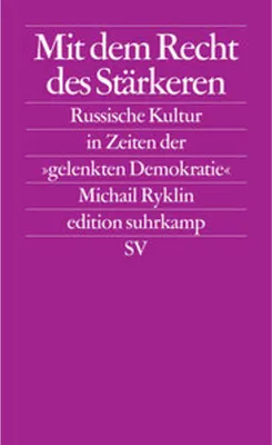 Immagine prodotto di Ryklin, M: Mit dem Recht des Stärkeren