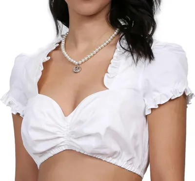 Produktbild von Bundle - Krüger - Damen Dirndlbluse in weiß, Sober (42943-1)