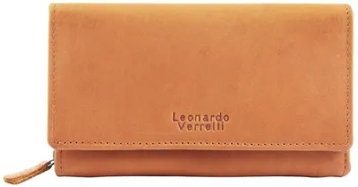 Produktbild von Leonardo Verrelli Echt Leder Geldbörse, RFID