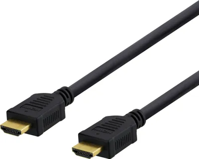 Productafbeelding van Deltaco HDMI-1060D, 7 meter, HDMI Type A (standaard), HDMI Type A (standaard), 3840 x 2160 pixels, Zwart