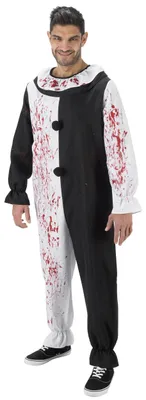 Immagine prodotto di Tuta da clown dell'orrore - Costume di Halloween da uomo taglia: XL