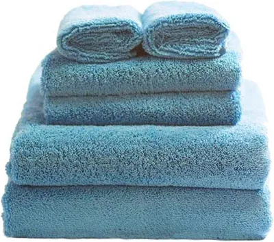 Produktbild von Famanu Mikrofaser-Handtücher -  - Blau - Set von 6