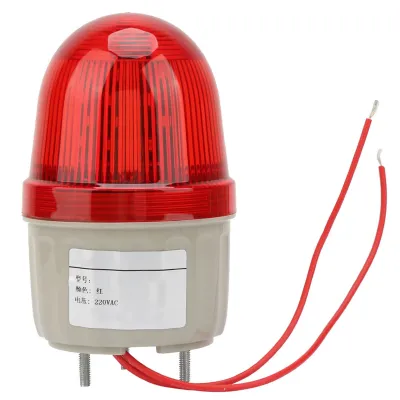 Produktbild von 220VAC Blitz-Signalleuchte Bolzen befestigte rote LED-Warnleuchten 75mm Durchmesser