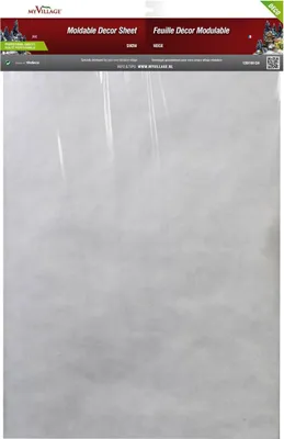 Produktbild von Dekorationsmaterial Schnee-Imitat formbar für Miniatur-Winterlandschaften 100 x 60 cm