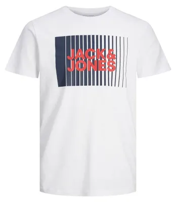 Image de Jack & Jones Corp Logo Play T-shirt à manches courtes Blanc 14 ans Garçon Blanc 14 ans