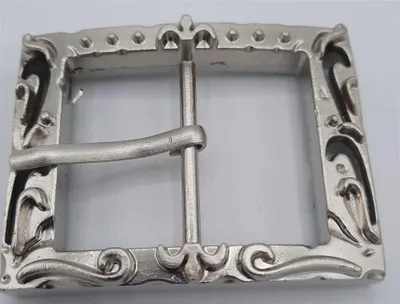 Produktbild von Exclusiv Gürtelschnalle Wechselschnalle silber 7 cm x 5 cm