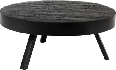 Produktbild von Housecraft Living Suri Couchtisch Rund 70 cm Teakholz Schwarz