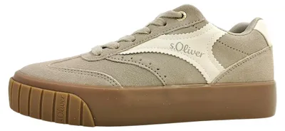 Produktbild von s.Oliver Damenschuhe sportlicher Schnürer Beige Freizeit