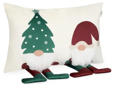 Produktbild von ESPRIT Zierkissenhülle WEIHNACHTSWICHTEL Natur 40 x 60 cm