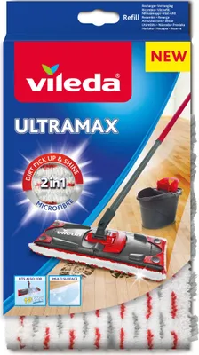 Immagine prodotto di vileda ULTRAMAX coprimacchia per tergipavimento in microfibra 60 °C lavabile, 1 pz.