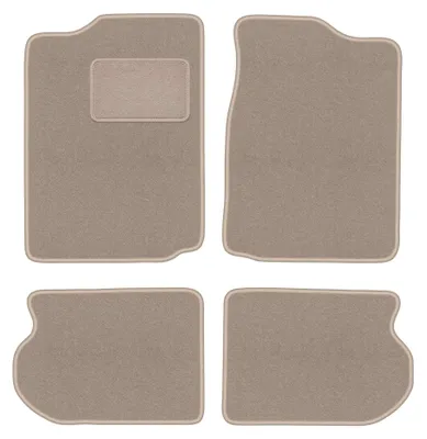 Immagine prodotto di Tappetini in moquette per Suzuki Vitara I 1988-1997 (fuoristrada) – set 4 pezzi, beige, su misura – Wielganizator LUX