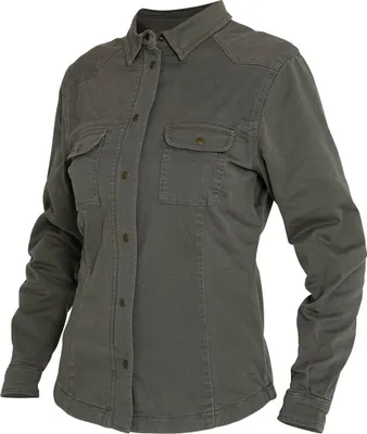 Produktbild von John Doe Motoshirt XTM Damen Motorrad Hemd, oliv, 3XL