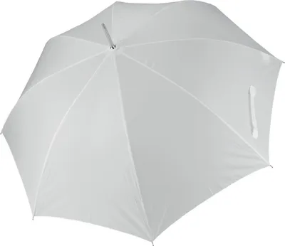 Image de Kimood Parapluie de golf unie, ouverture automatique (2 pièces/paquet) RW7021 (Taille unique) (Blanc)