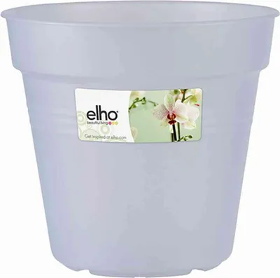 Obrázok produktu pre elho green basics orchid 17cm, Kvetináč, Voľne stojace, Polypropylén (PP), Priehľadná, Kolo, Vnútorná / vonkajšia