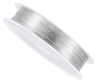 Kupferdraht 28 Gauge 0,3 mm, 15 m, silberfarben, für DIY-Basteln
