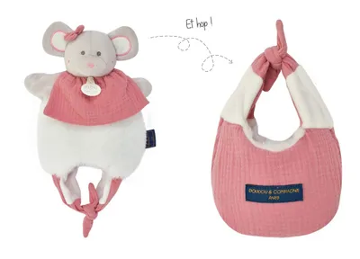 Productafbeelding van Doudou Myška, een 3-in-1 knuffel