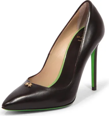 Produktbild von H9961 decollete donna LA MARTINA woman vintage effect shoes brown