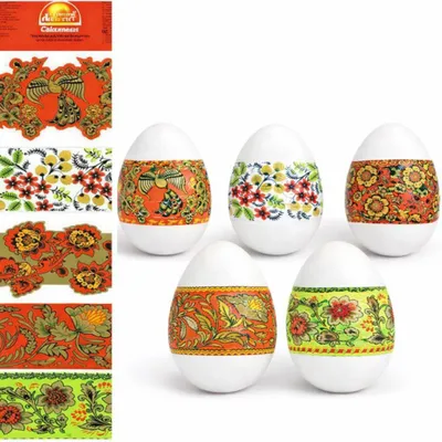 Produktbild von Ostereier Dekoration Schrumpffolie Ostern Zauberfolie Thermofolie