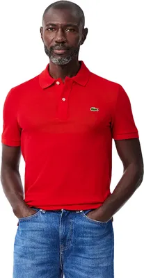 Obrázek produktu pro Lacoste Polo Slim Fit red Piqué