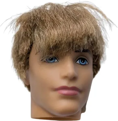 Produktbild von Kopf Schlüsselanhänger Anhänger Gummi Körperteil Mann Körper blonde Haare