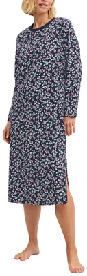 Produktbild von CALIDA Family & Friends Langarm-Nachthemd Damen Blue Night 48-50
