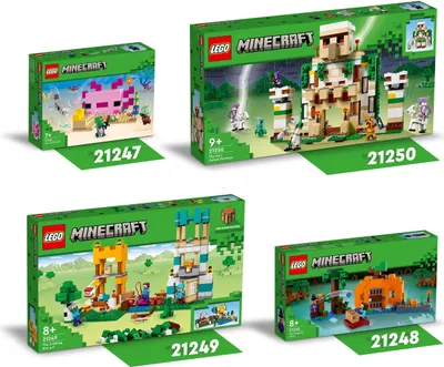 Zdjęcie produktu dla LEGO 21249 Minecraft Kreatywny warsztat 4.0, zbuduj dwie wieże lub koci domek, zestaw 2w1 z figurkami Alexa, Steve'a, Creepera i Zombie, zabawki akcji dla dzieci w wieku od 8 lat