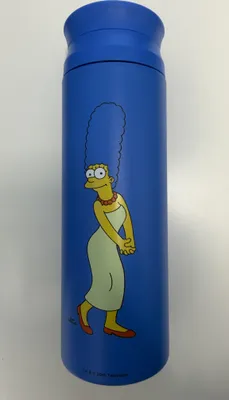 Produktbild von HOLY Thermo Shaker Becher Simpsons Edition 700ml Edelstahl Marge Simpson blau