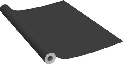 Produktbild von vidaXL Selbstklebende Möbelfolie Schwarz 500 x 90 cm PVC