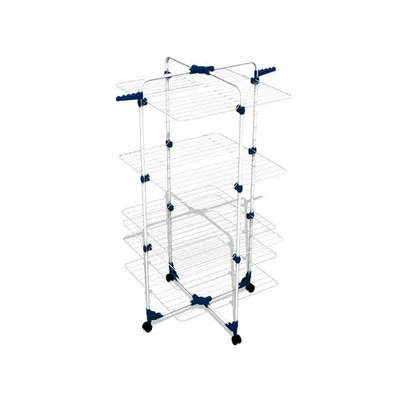 Produktbild von Gimi Modular 3, Wäscheständer, Stahl, Blau, Silber, 30 m, 3 Regale, 710 mm