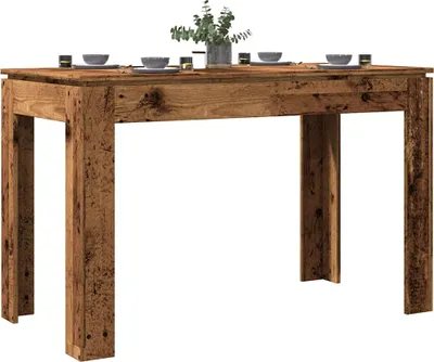 Produktbild von ZMH Esstisch Altholz-Optik 120x60x76 cm Holzwerkstoff